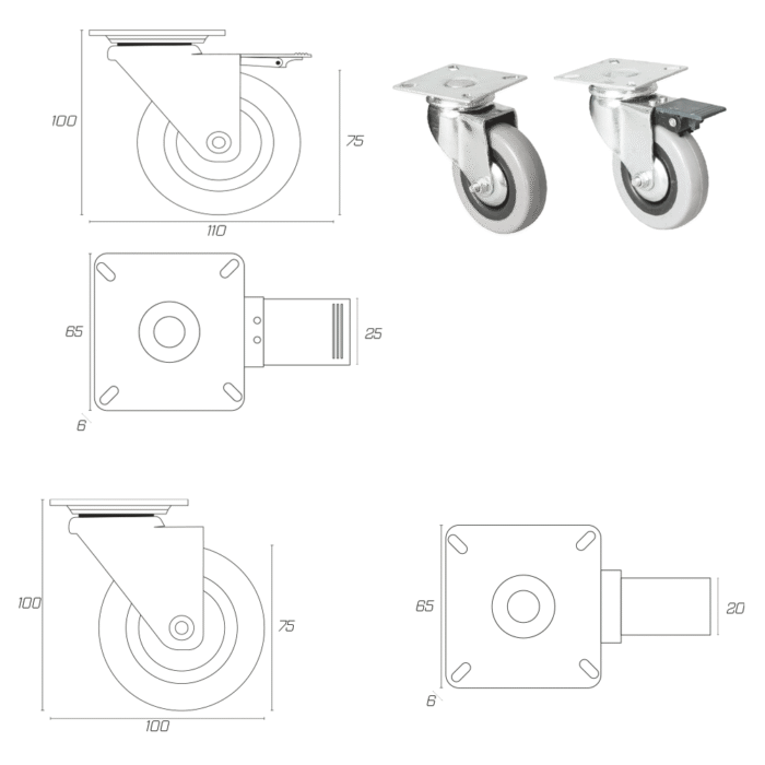 HYM RODAJA PVC GRIS - Image 2