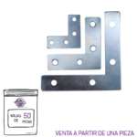 HYM ESCUADRA PLANA GALVANIZADA