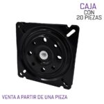 PLATO GIRATORIO 1286 NEGRO (17CM X 17 CM)