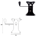HYM HERRAJE PARA SILLA EJECUTIVA - Image 2