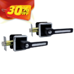 HYM CERRADURA 8617 NEGRO MATE CROMO