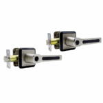 HYM CERRADURA 8617 NIQUEL SATIN C/NEGRO MATE