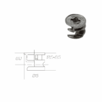 MINIFIX CAJA 16MM NIQUEL - Image 2