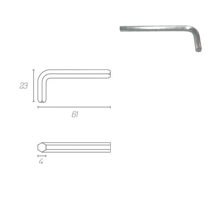 HYM LLAVE HEXAGONAL "L" - Image 2