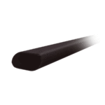 NANO TUBO OVALADO 3 MTS NEGRO