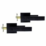 NANO CERRADURA MANIJA CUADRADA NEGRO MATE ALUMINIO