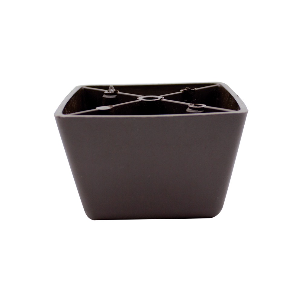 base-piramide-ch PATA BASE PIRAMIDE A 2 1/2" (65mm) CAFÉ - Image 1